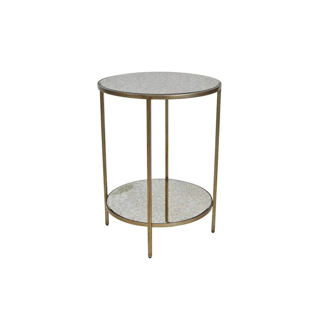 Cocktail Gold Side Table | Antique Gold Side Table 