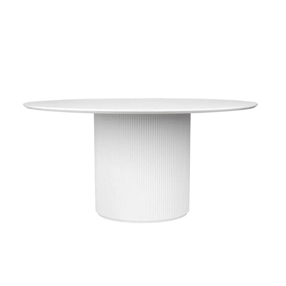 Amalfi Wooden Dining Table White 1.5m