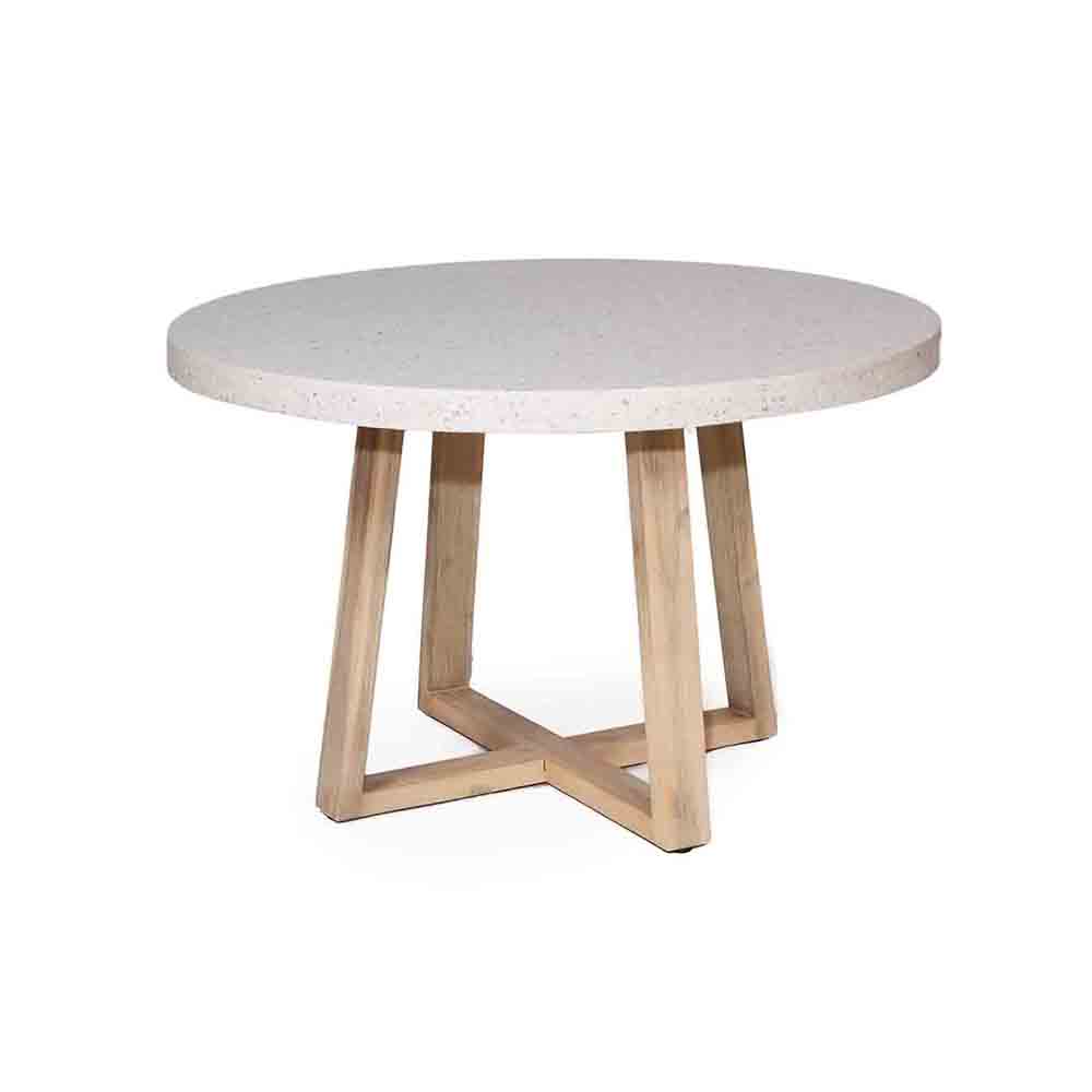 Fiona Round Dining Table - White Top