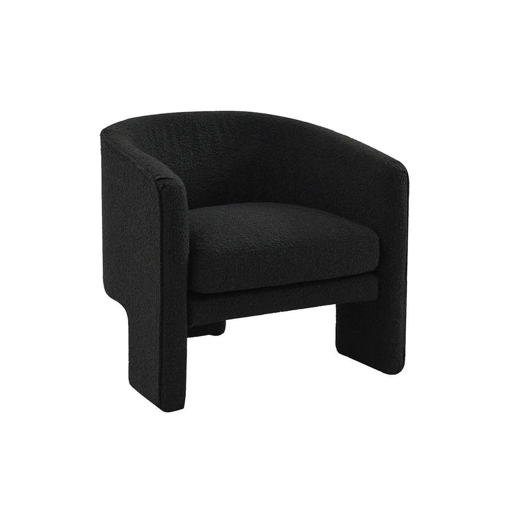 Koko Occasional Chair - Black Boucle