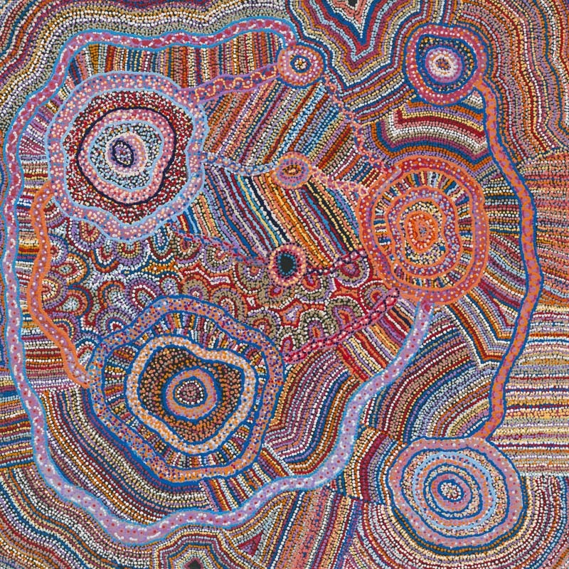 Ngapa Jukurrpa II Aboriginal Wall Art