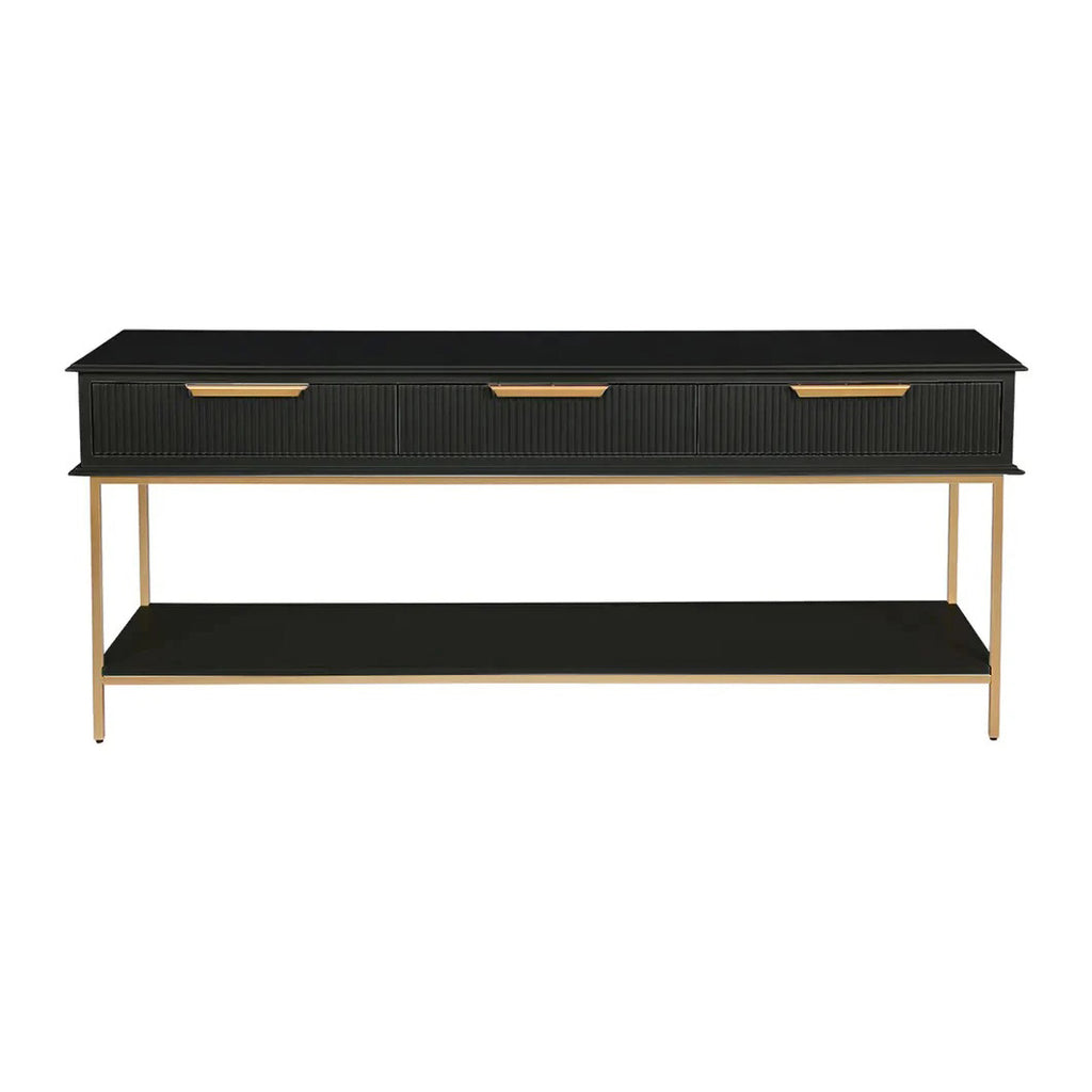 Ripple Black Console Table - Large