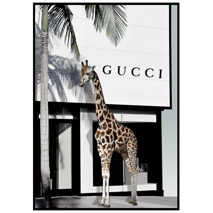 Fashion Safari Gucci Wall Art |Gucci Prints