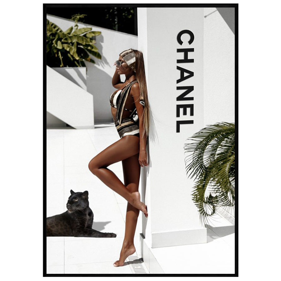 Tatiana Chanel Wall Art | Chanel Framed Print