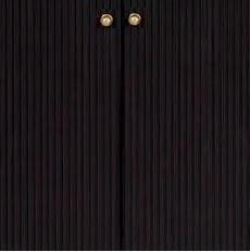 Adele 4 Door Black Buffet | Luxury Black Buffet Cabinet