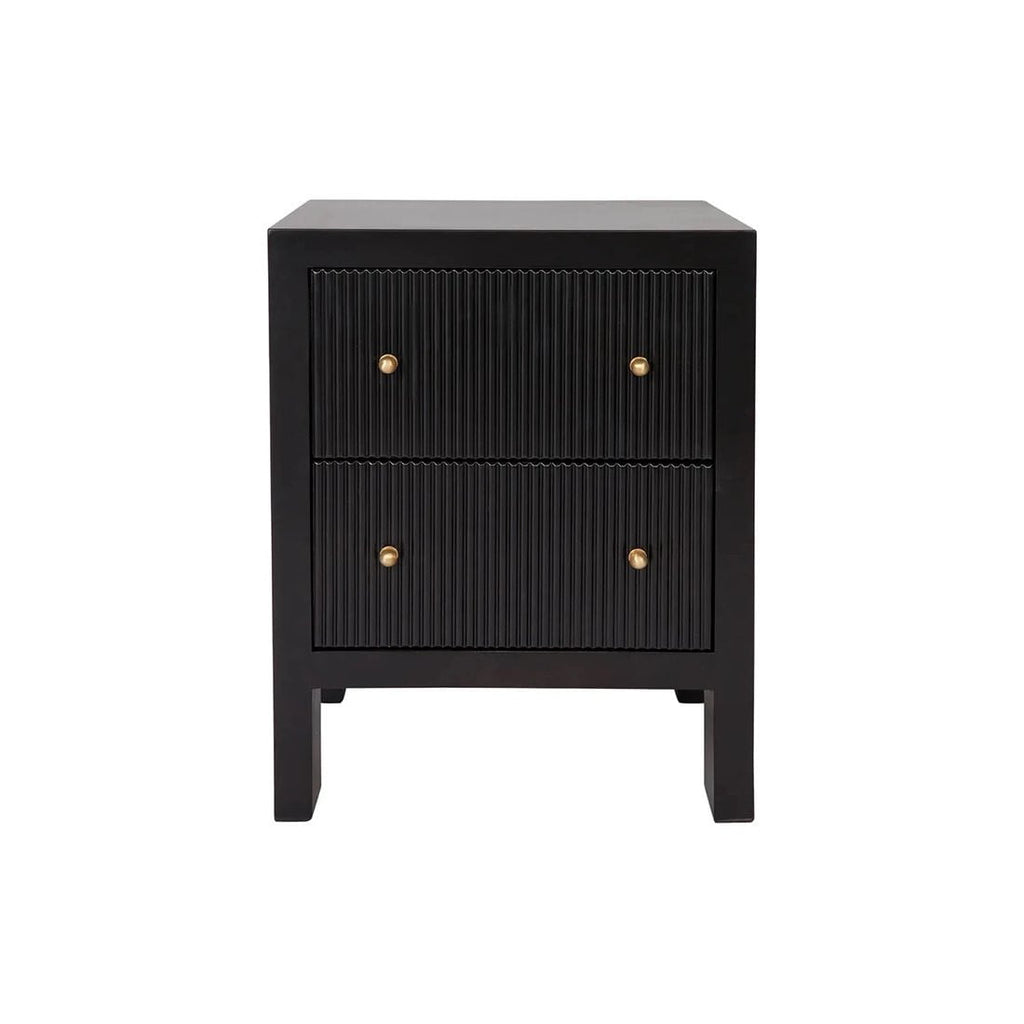Adele Bedside Table - Small Black
