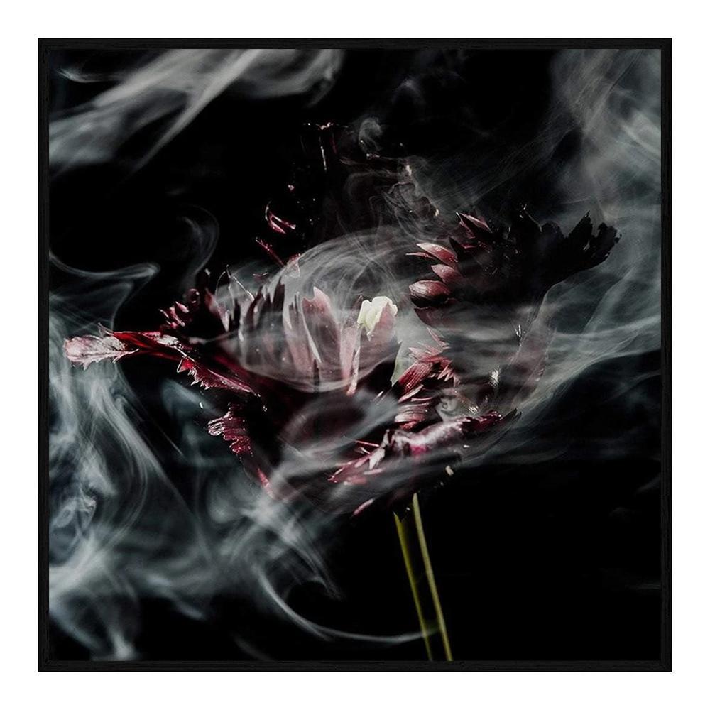 Flower and Smoke Floral Print