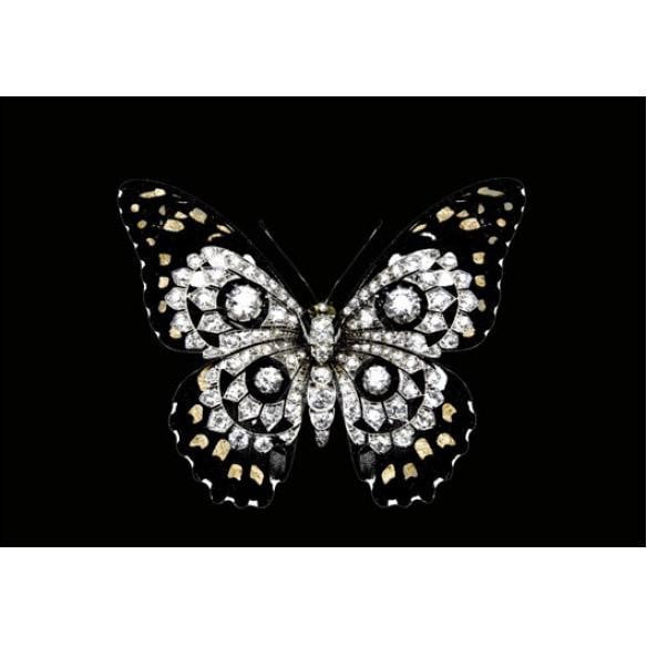 Jewel Diamond Butterfly Wall Art