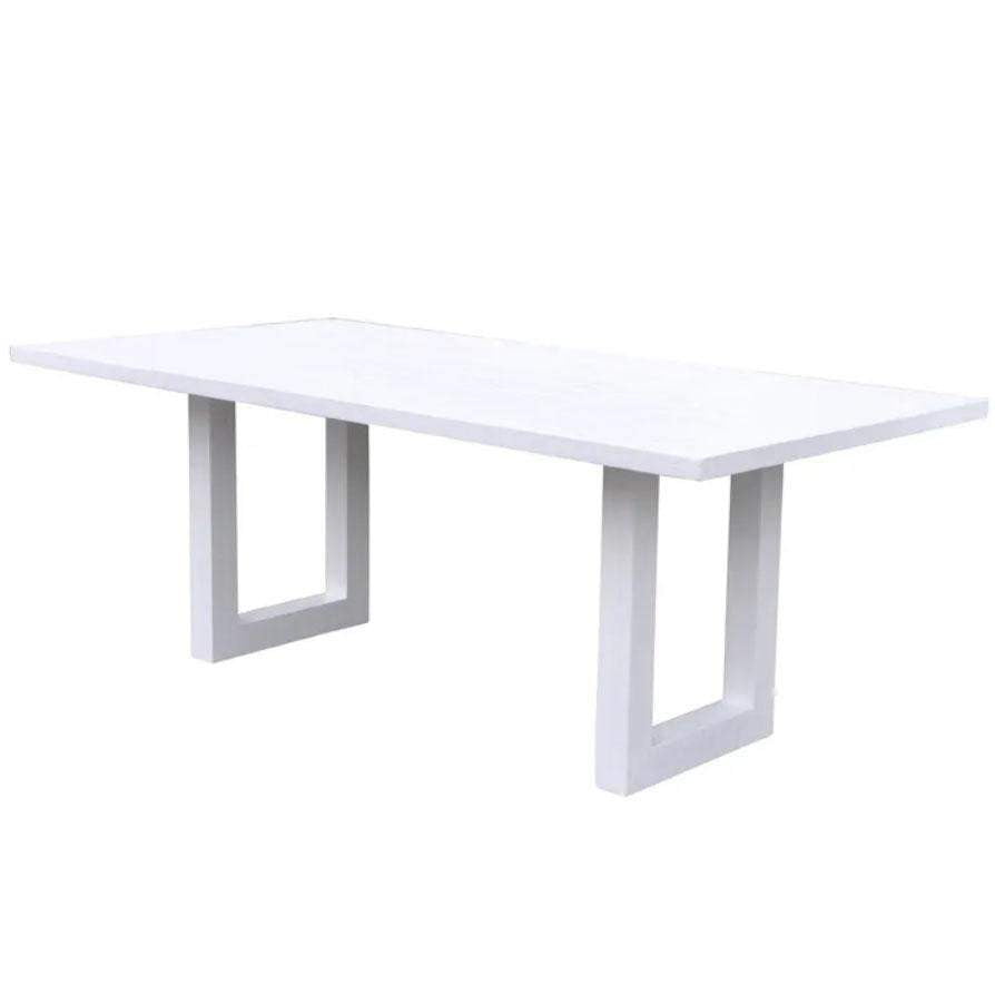 London Dining Table - 2m White| Hamptons Style Dining Table
