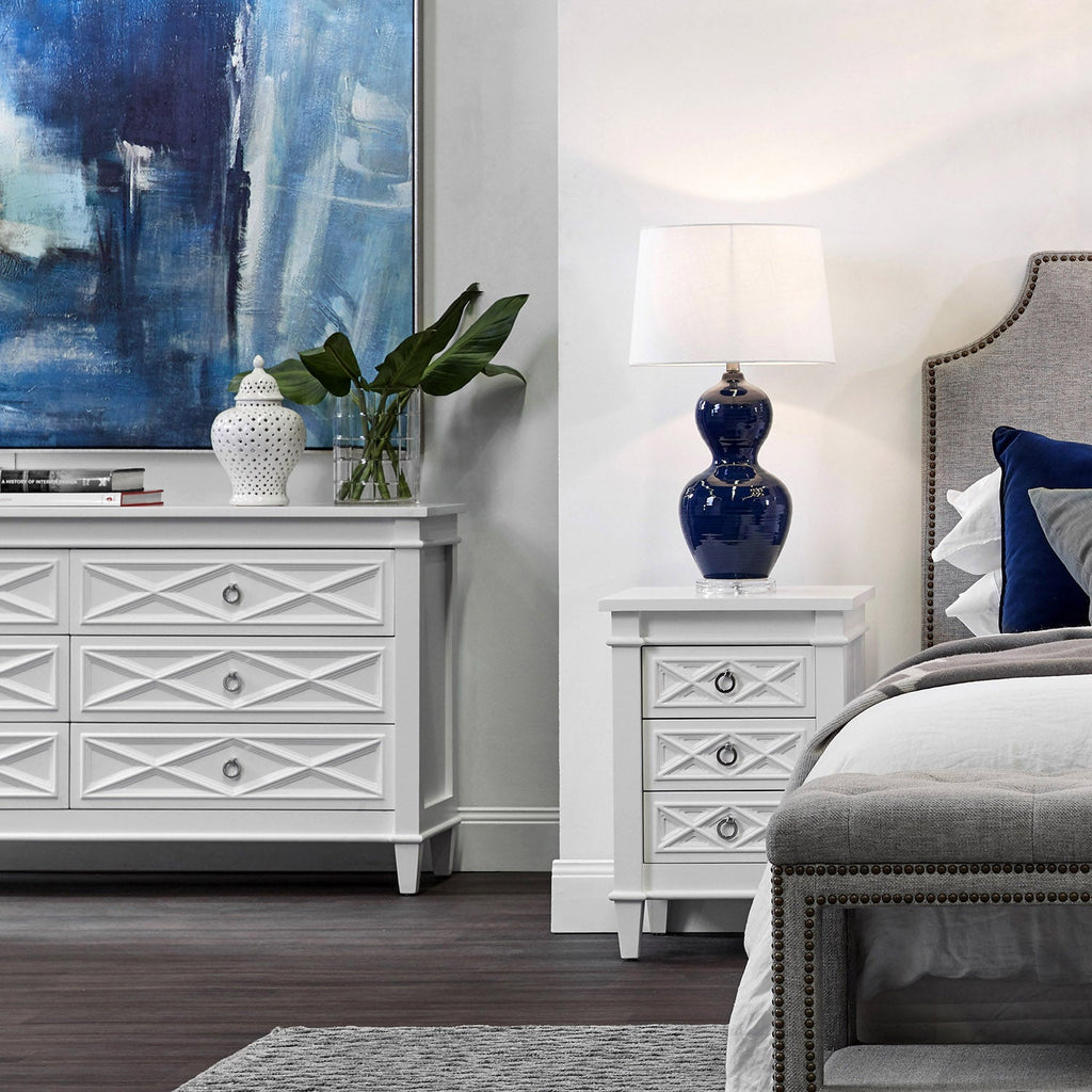 Miami Hamptons Style Bedside Table
