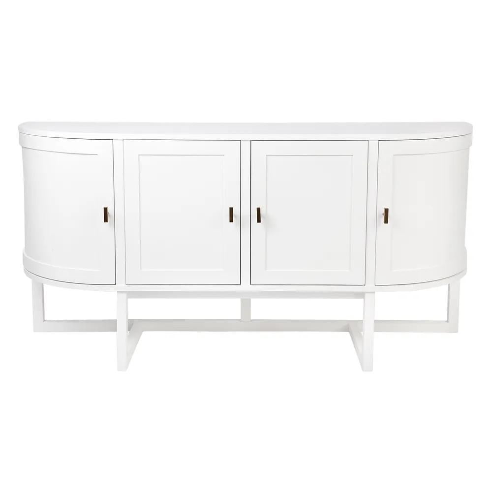 White curved buffet cabinet | Art Deco Furniture