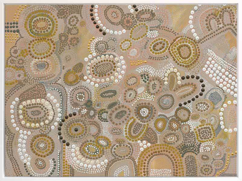Nganhali Aboriginal Art | Aboriginal Canvas Print