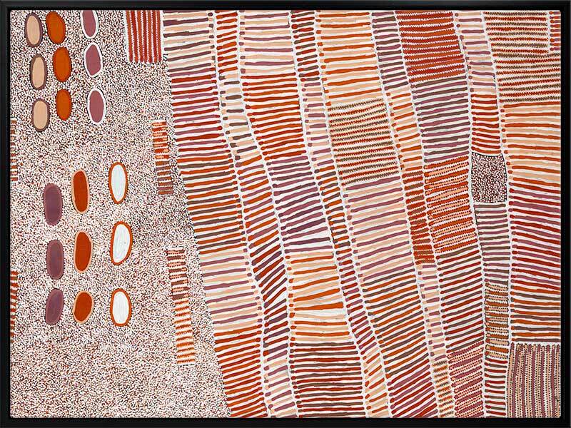 Lupul Jukurrpa Aboriginal Art - Red