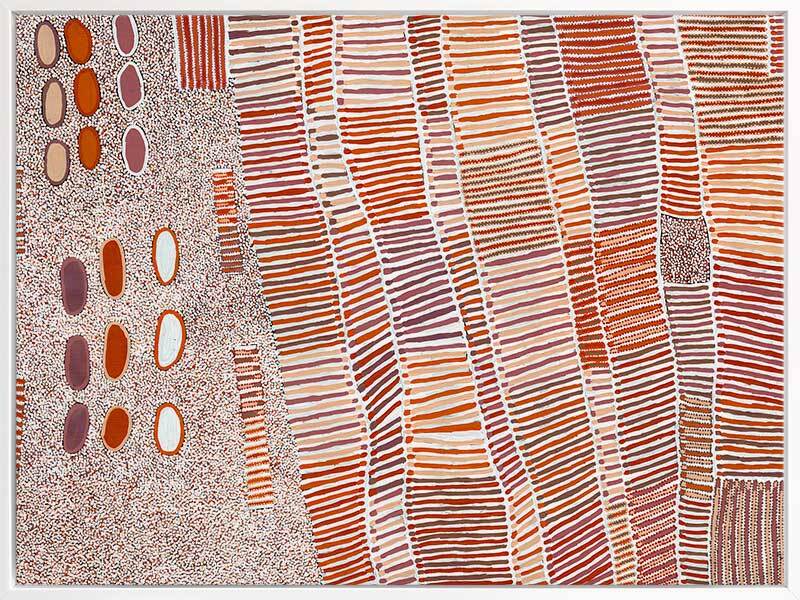 Lupul Jukurrpa Aboriginal Art - Red