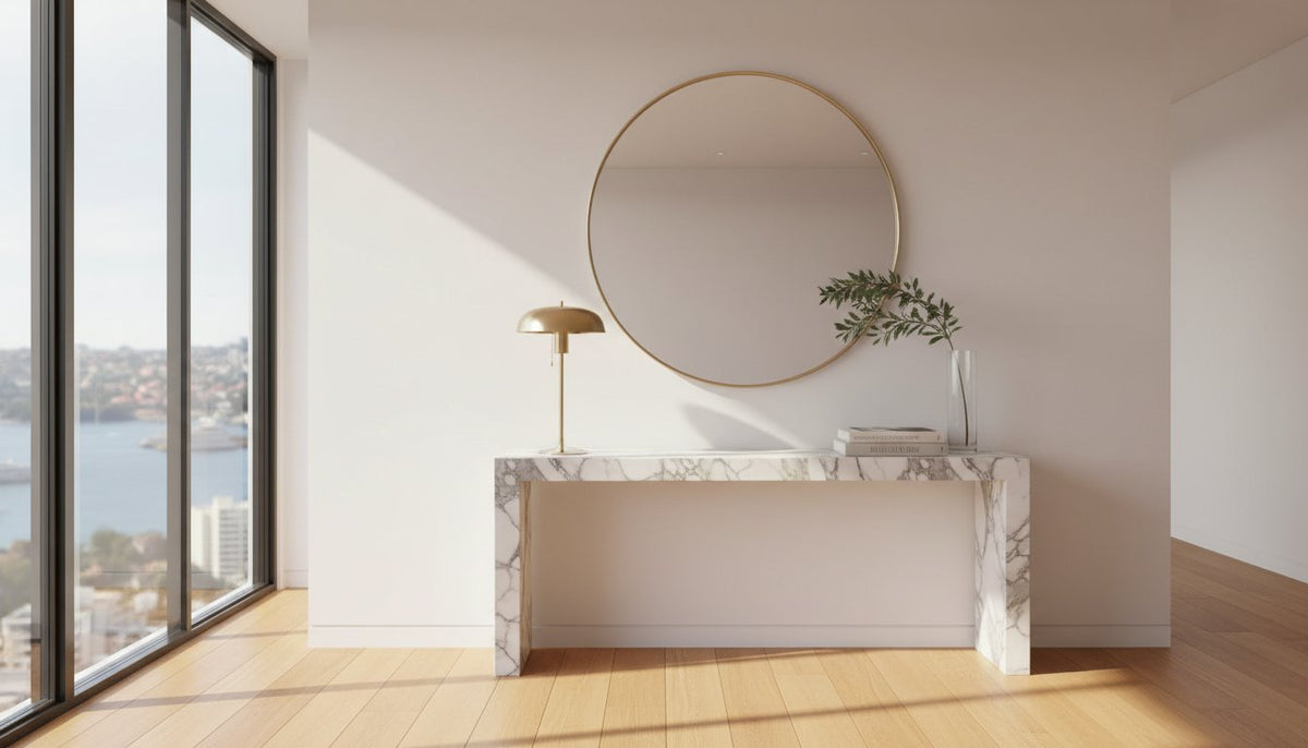 The Ultimate Guide to Selecting and Styling Marble Console Tables ...