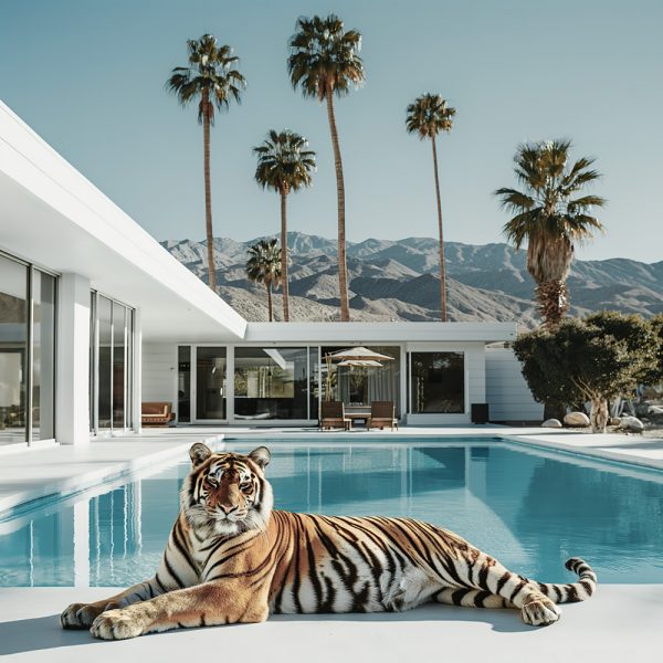Pablo Exotics Pablo Tiger Wall Art – Exotic Elegance Meets Palm Springs – Attica House