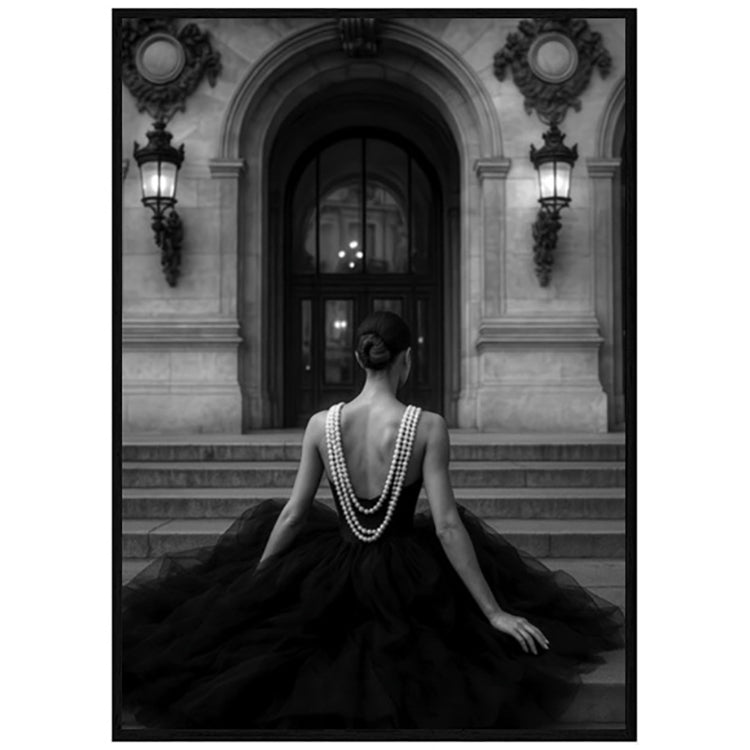 Elegance in Paris Black & White Wall Art