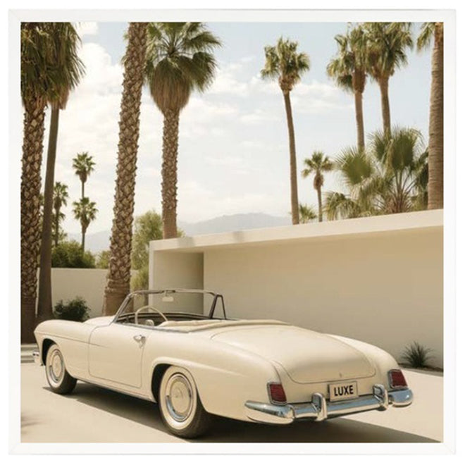 California Idle Vintage Car Wall Art