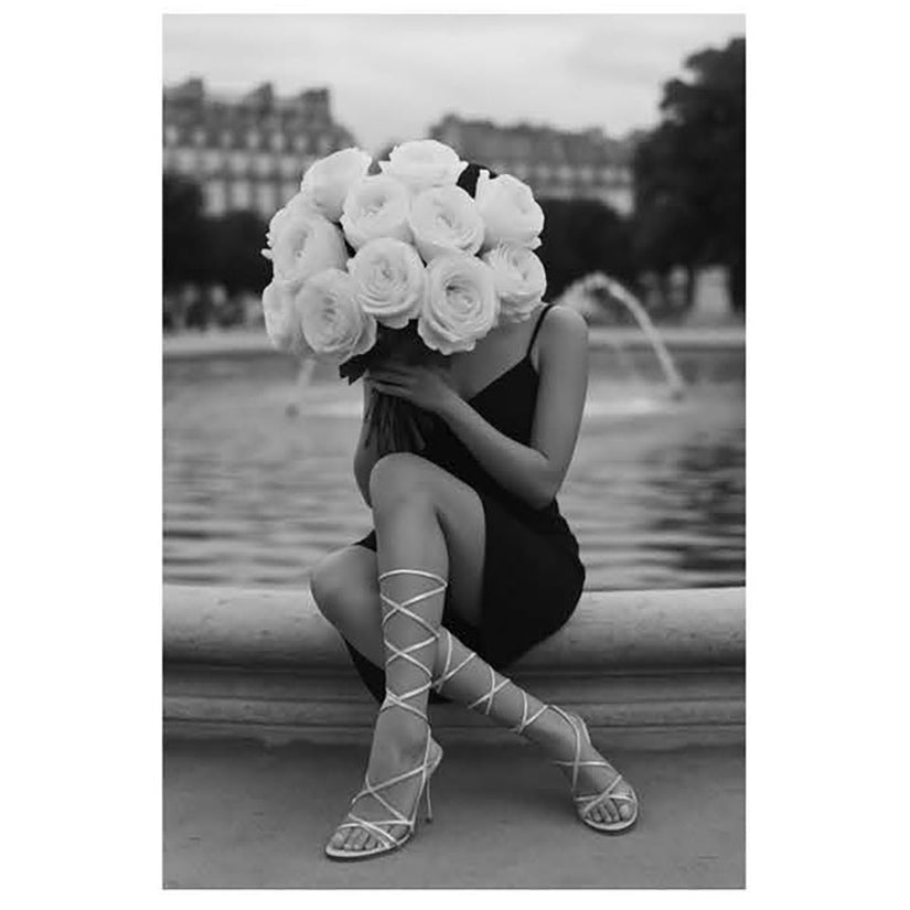 Parisienne Bloom Black & White Wall Art