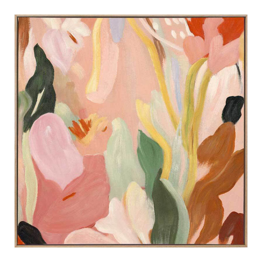 Abstract Floral Wall Art