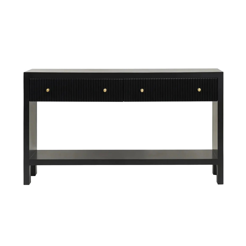 Adele Black Console Table | Modern Furniture