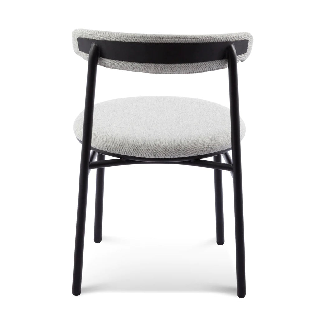 Anna Dining Chair - Silver Grey | White Dining Chairs