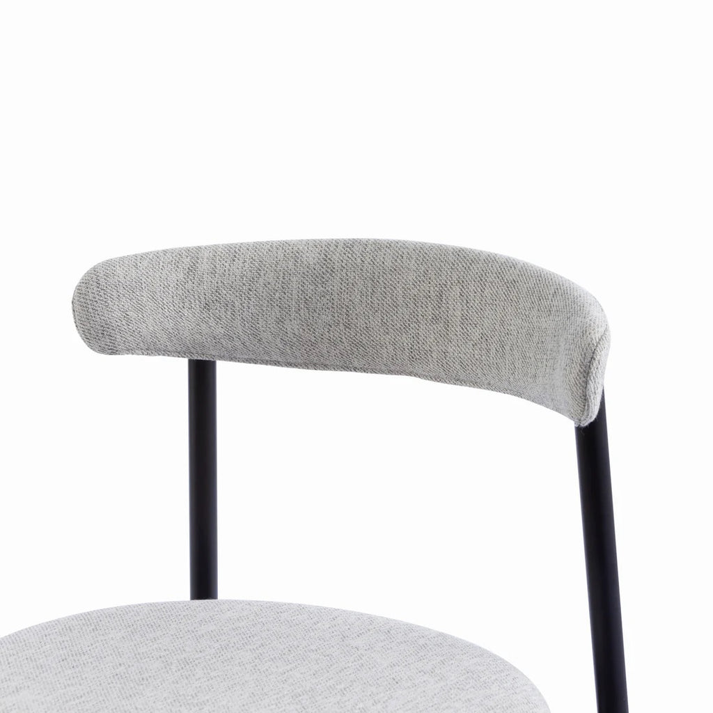 Anna Dining Chair - Silver Grey | White Dining Chairs