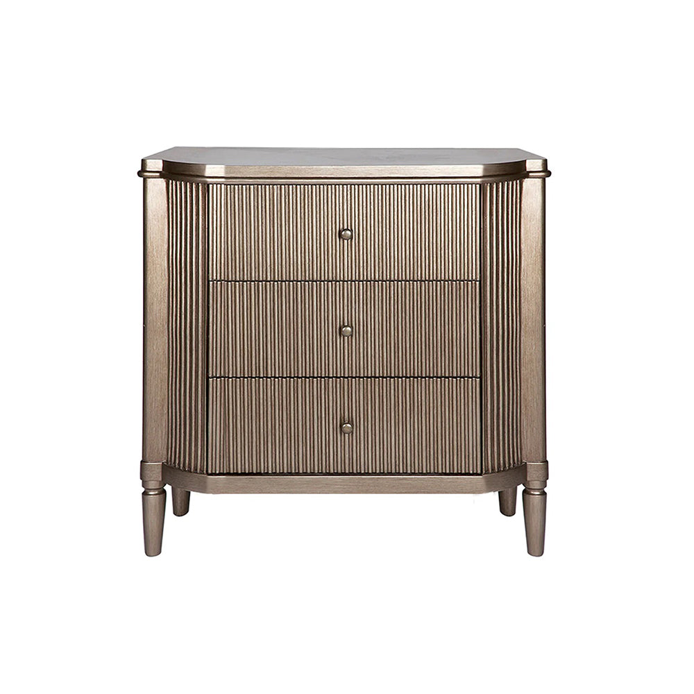 Arienne Gold Chest of Drawers | Art Deco Furniture