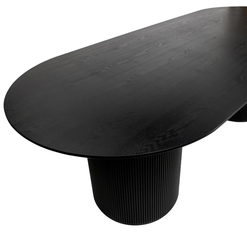 Sienna Black Rectangle Dining Table