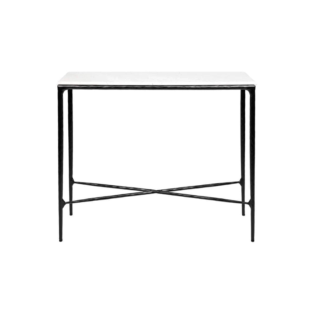 Heston Small Marble Console Table | Small Marble Hallway Table