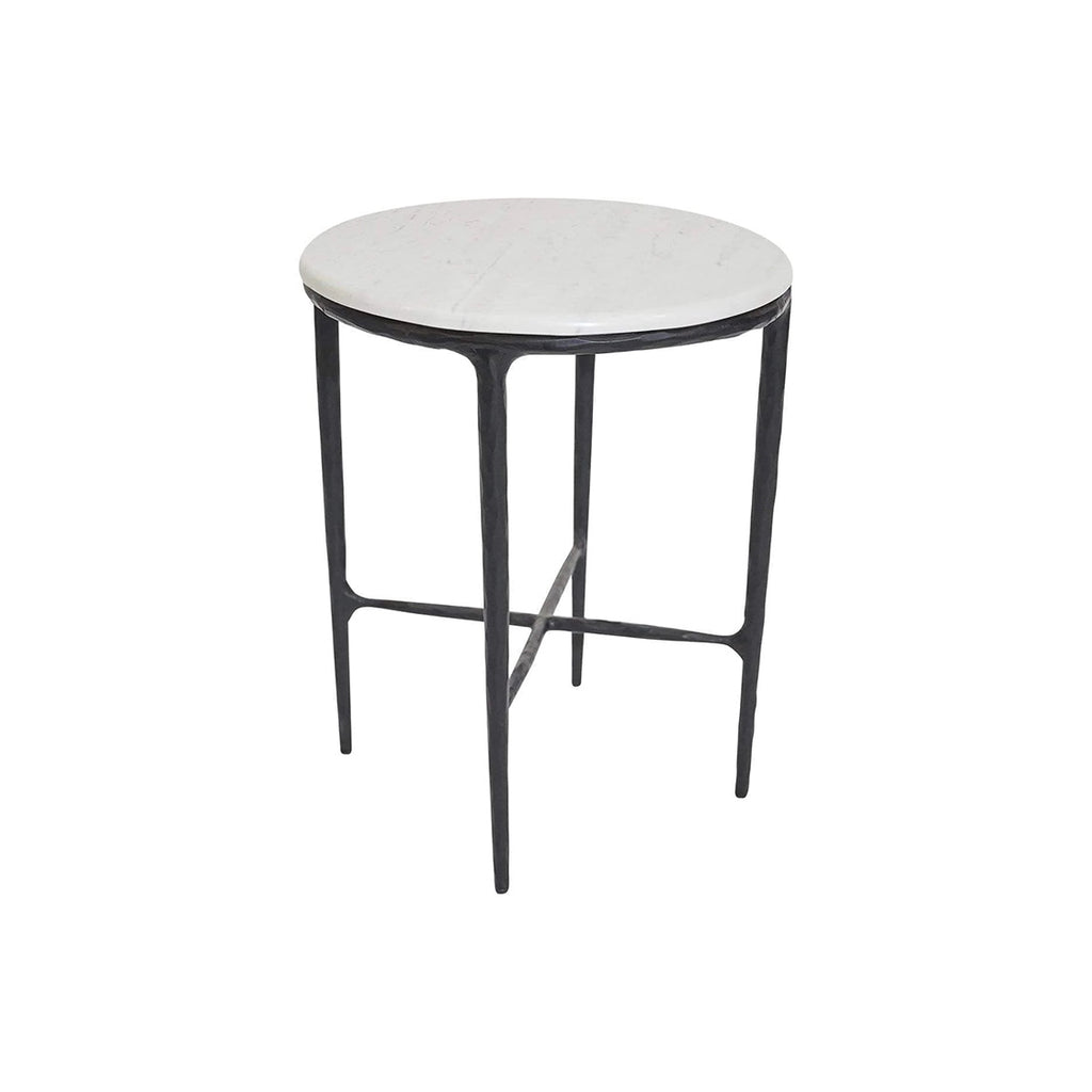 Heston Marble Side Table - Black