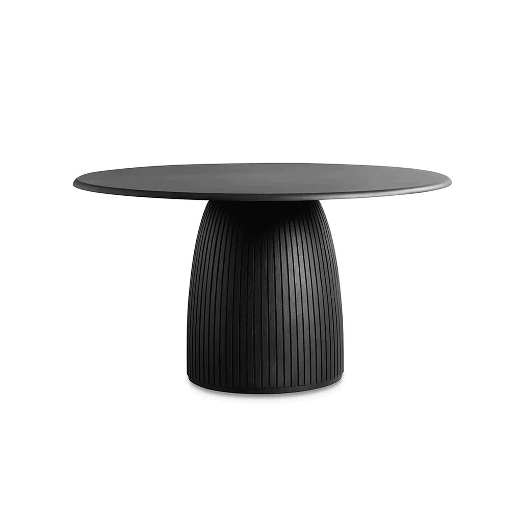 Avery Black Round Dining Table 1.4m