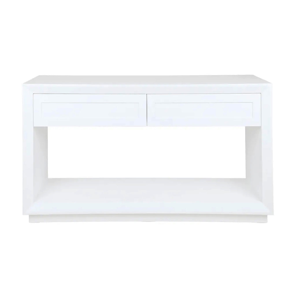 Bayview White Console Table - Large