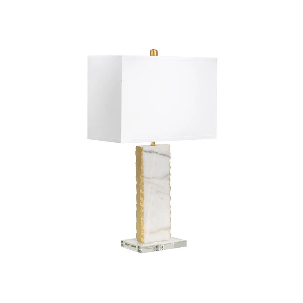 Benicia Marble Table Lamp - Gold | Modern Table Lamp