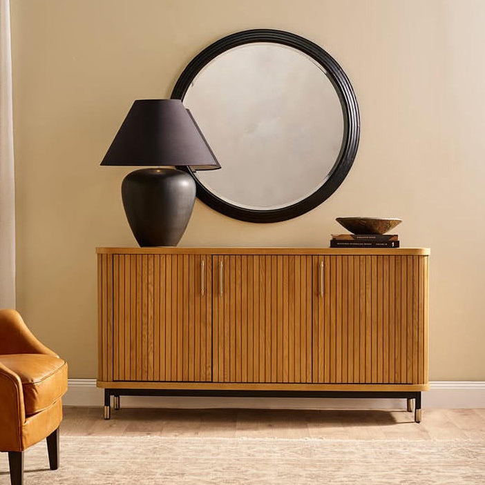 Boston Oak Buffet Cabinet - Natural