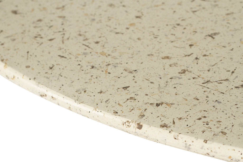 Byron Bay Stone Round Dining Table - 130cm