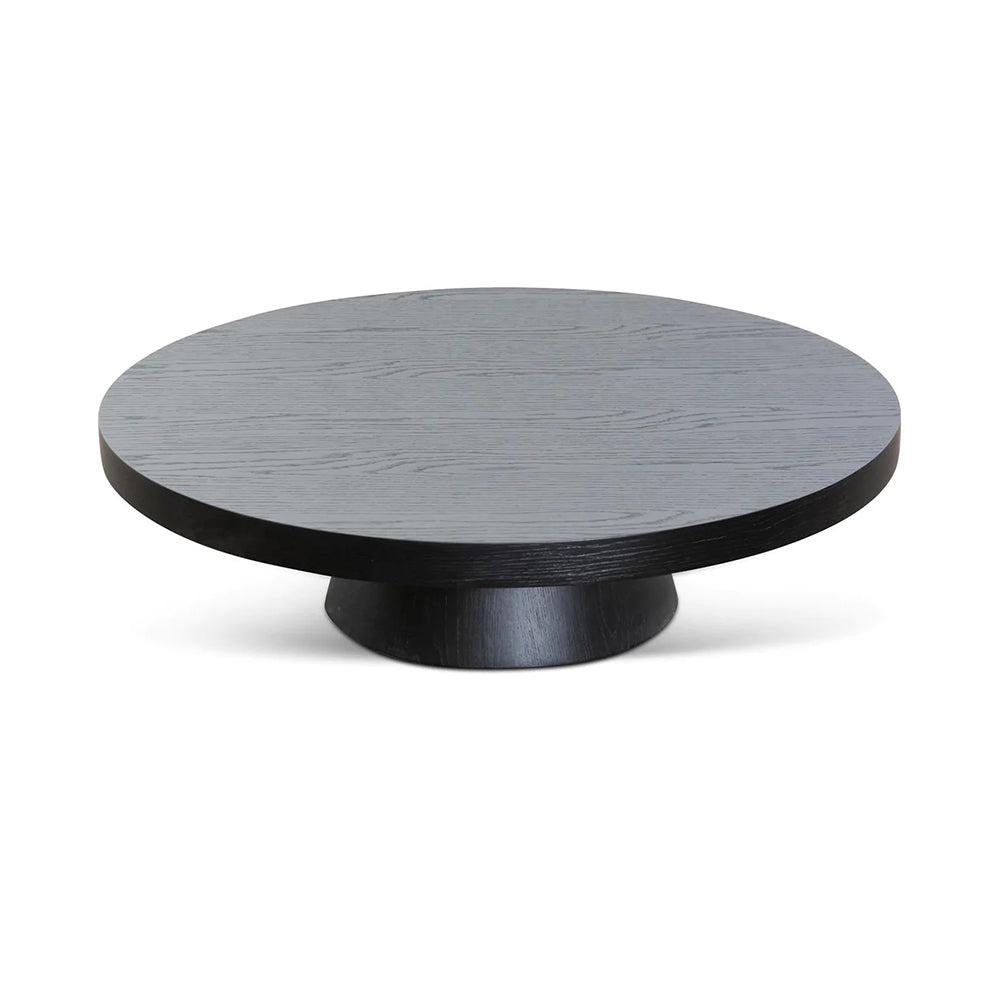 Eclipse Black Round Coffee Table - Top