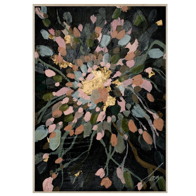 Romantic Floral Abstract Wall Art