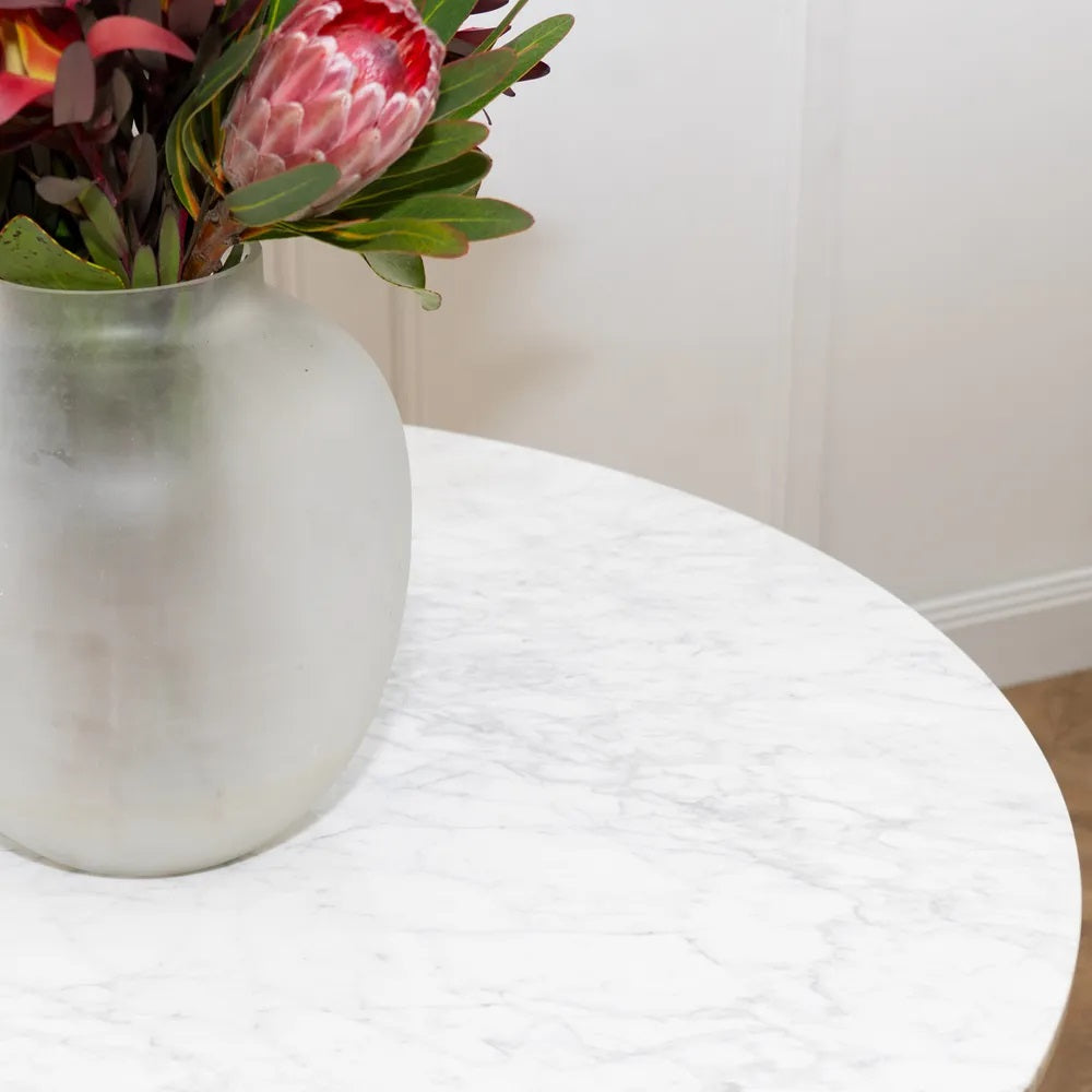 Cannes Round Marble Dining Table 1.2m