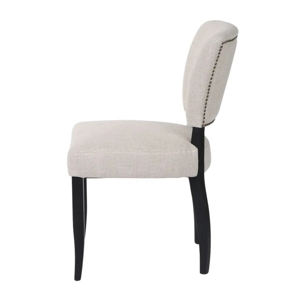 Chelsea Dining Chair Set of 2 - Natural Linen