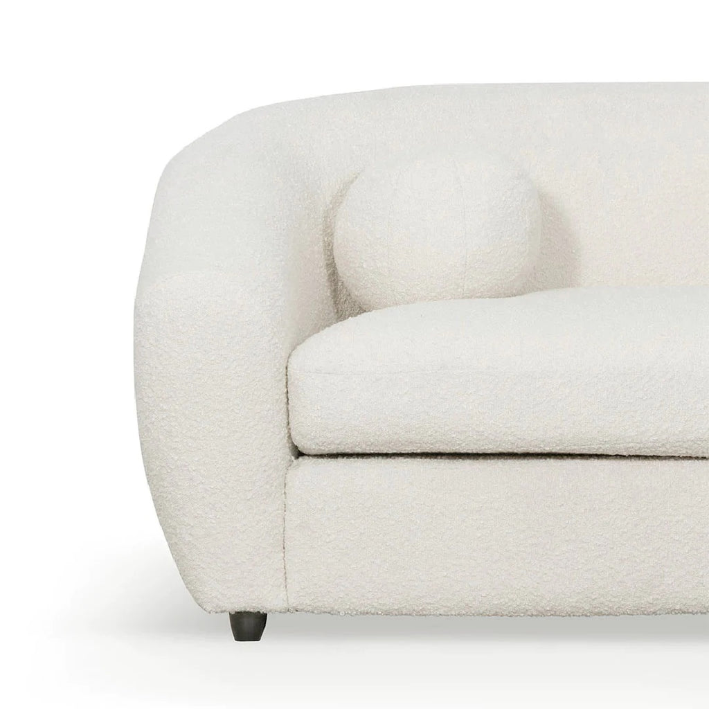 Chelsea 3 Seater Sofa - Ivory White Boucle