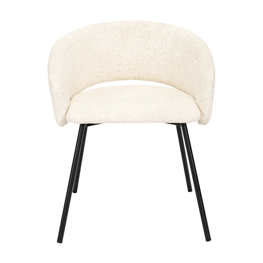 Coco Dining Chair - Natural Tweed | Hamptons Furniture