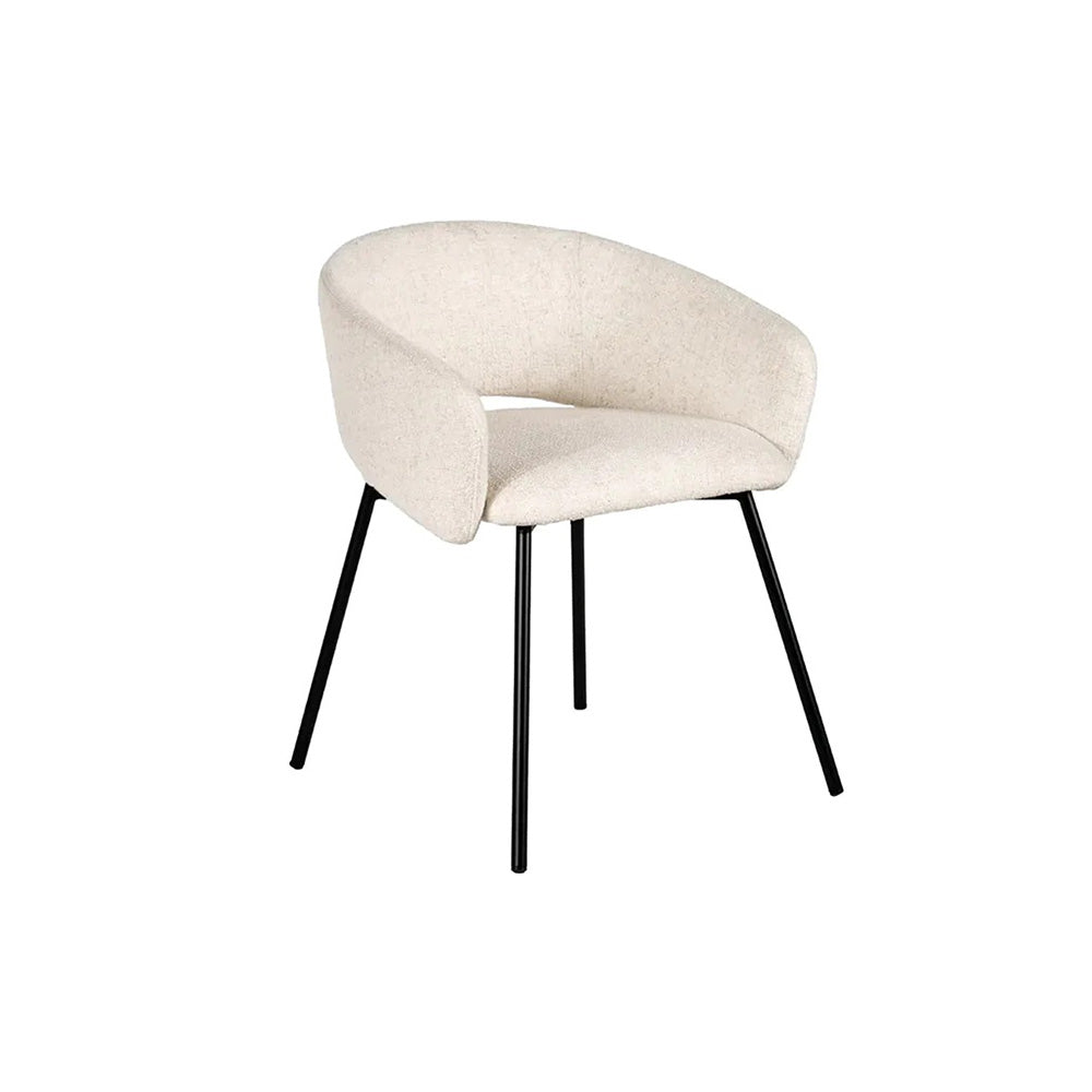 Coco Dining Chair - Natural Tweed | Hamptons Furniture