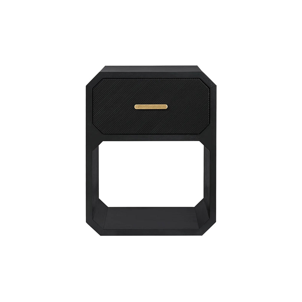 Cooper Bedside Table - Small Black