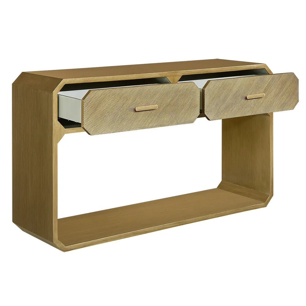 Cooper Console Table - Antique Gold