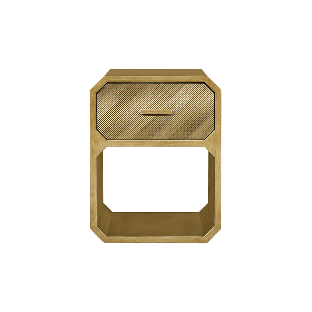 Cooper Bedside Table - Small Antique Gold