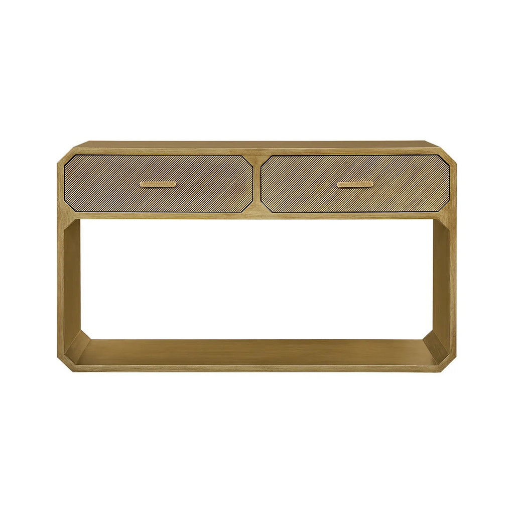 Cooper Console Table - Antique Gold