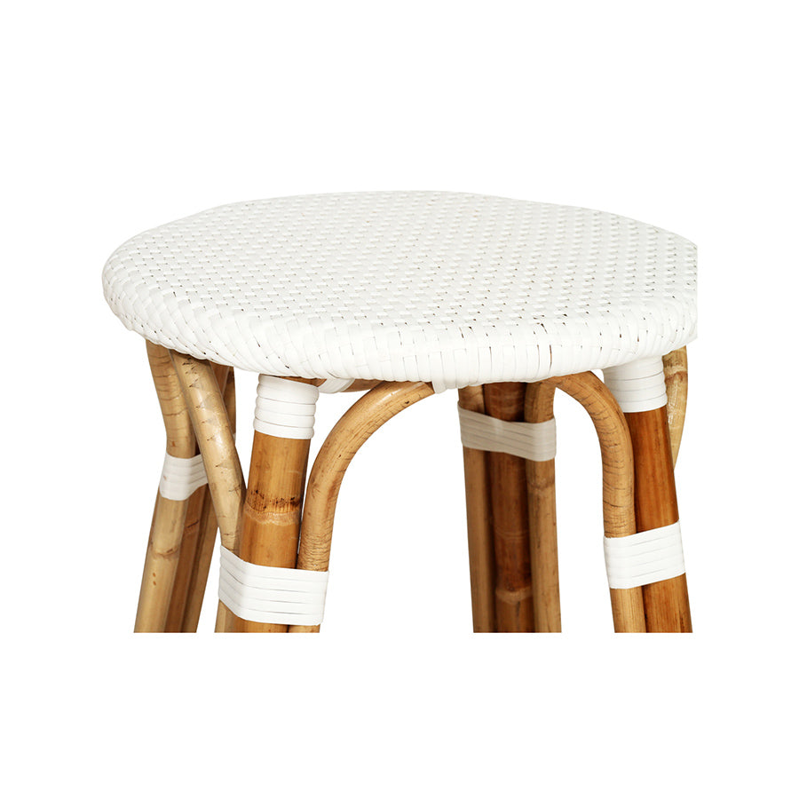 Coral Cove Backless Counter Stool - White