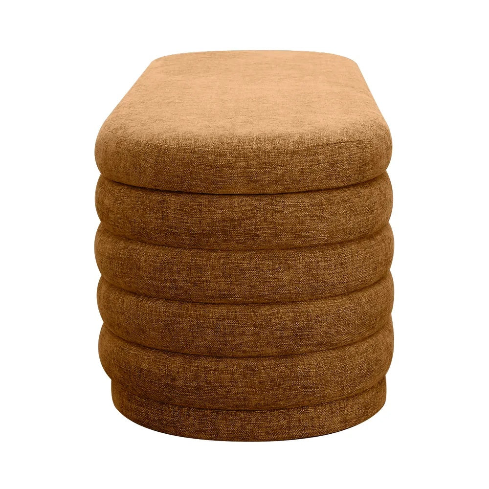 Demi Storage Bench Ottoman - Butterscotch