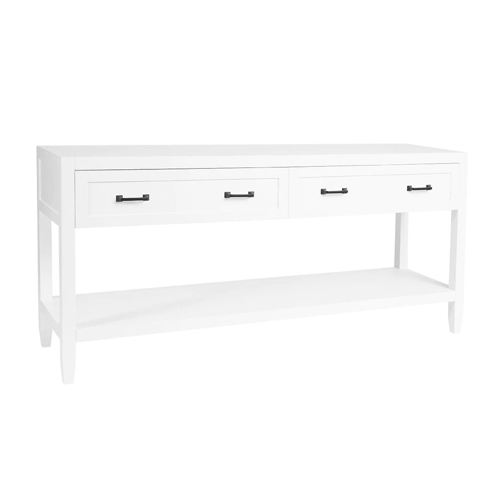 Guilld White Wooden Console Table